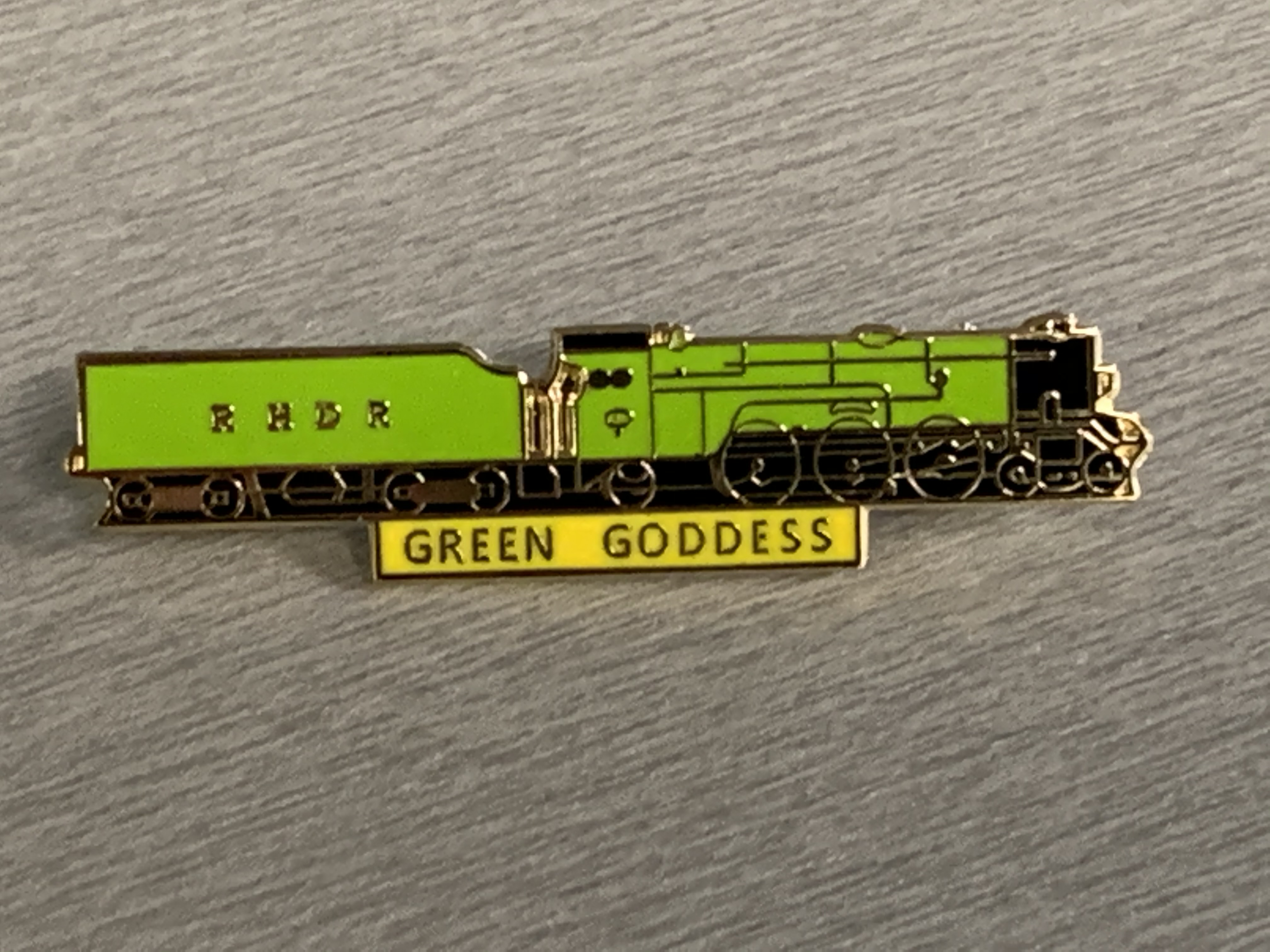 Green Goddess Locomotive Badge
